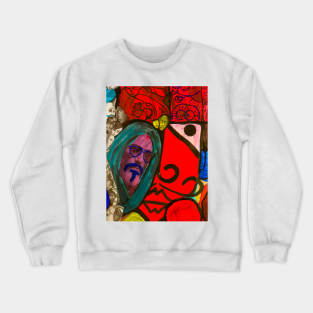 Red Design Crewneck Sweatshirt